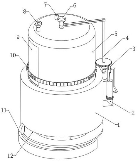 A kind of wastewater treatment device for biphenyl dichlorobenzyl production