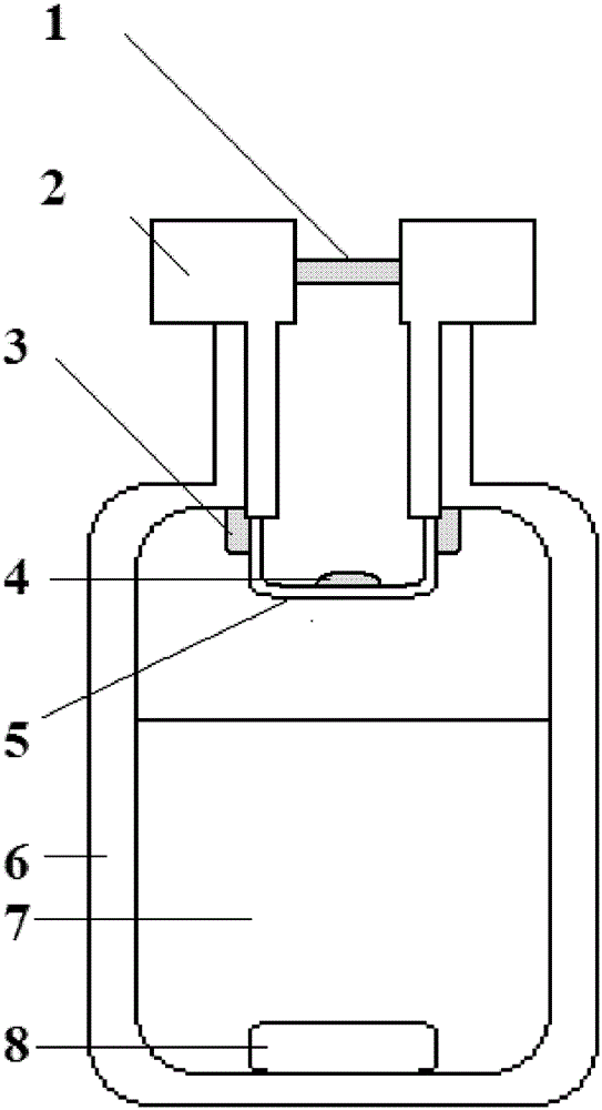 A kind of sampling device and sampling method of Karl Fischer titrator