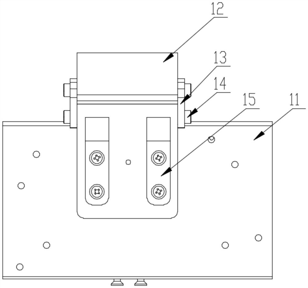 High-power laser Bar packaging vacuum reflow furnace positioning clamp device