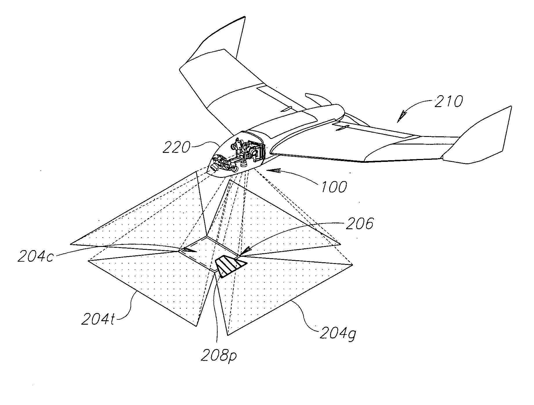 Imaging system for UAV