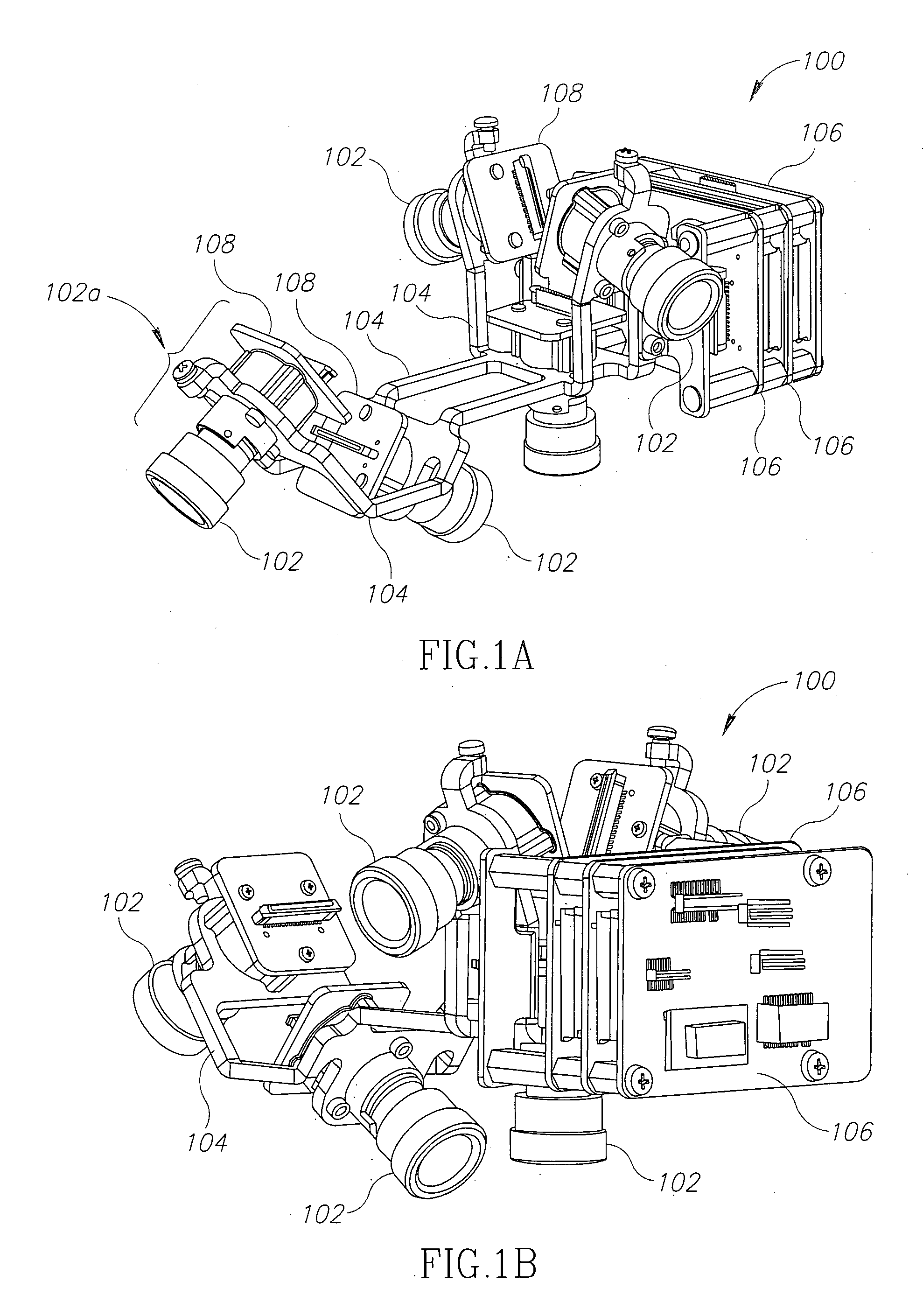 Imaging system for UAV