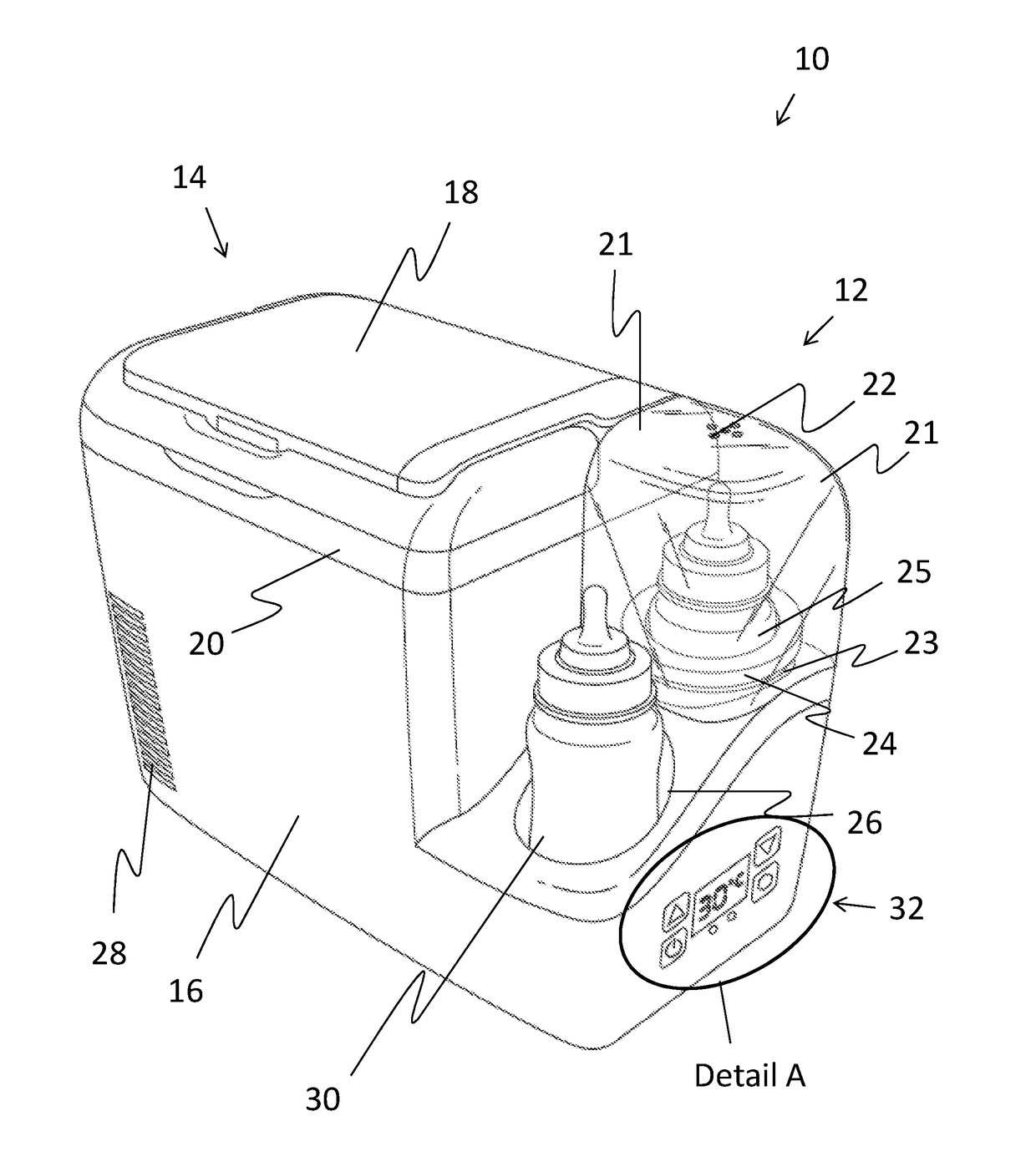 Combined thermoelectric cooler and bottle warmer and methods thereof