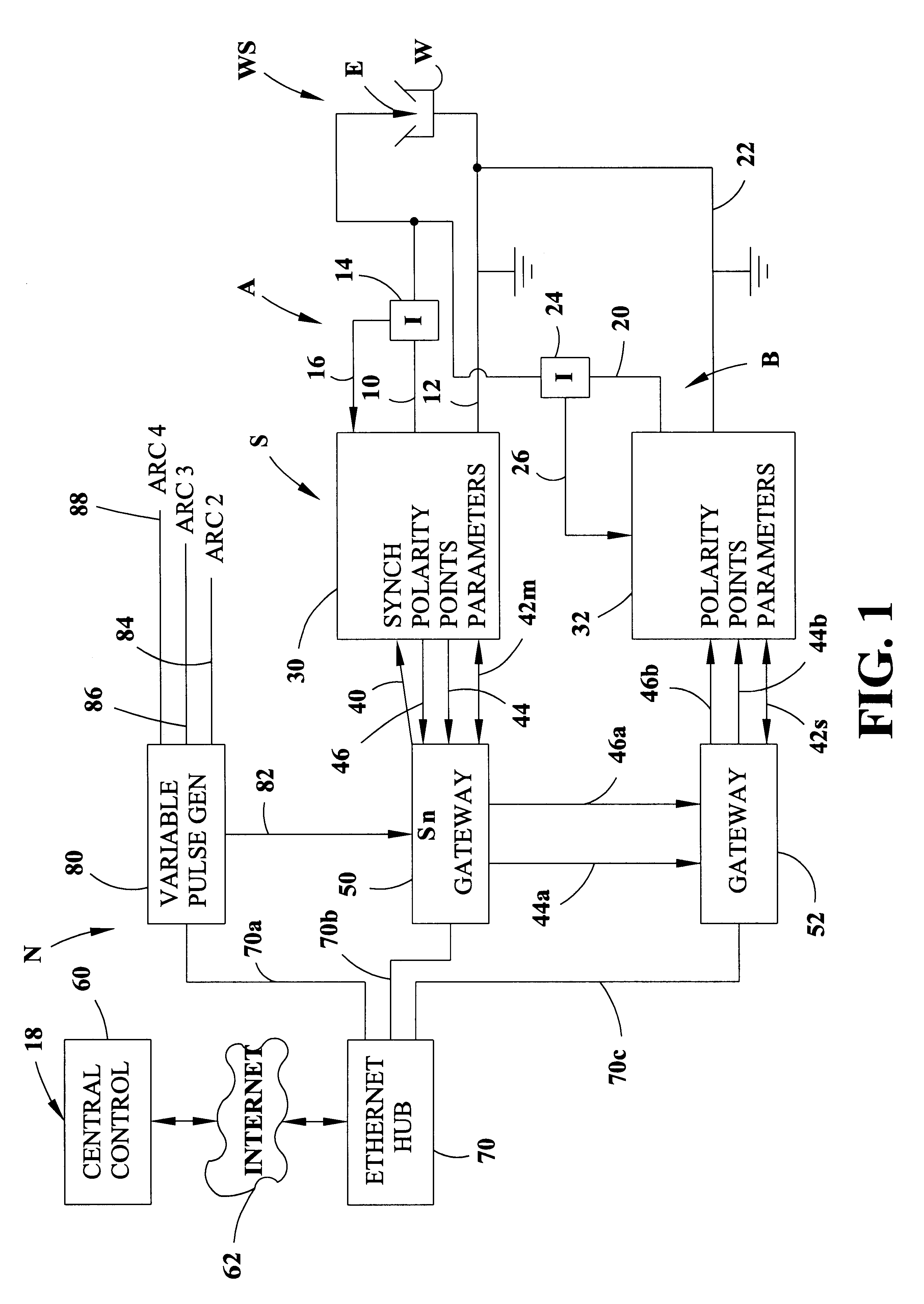 Electric arc welding system