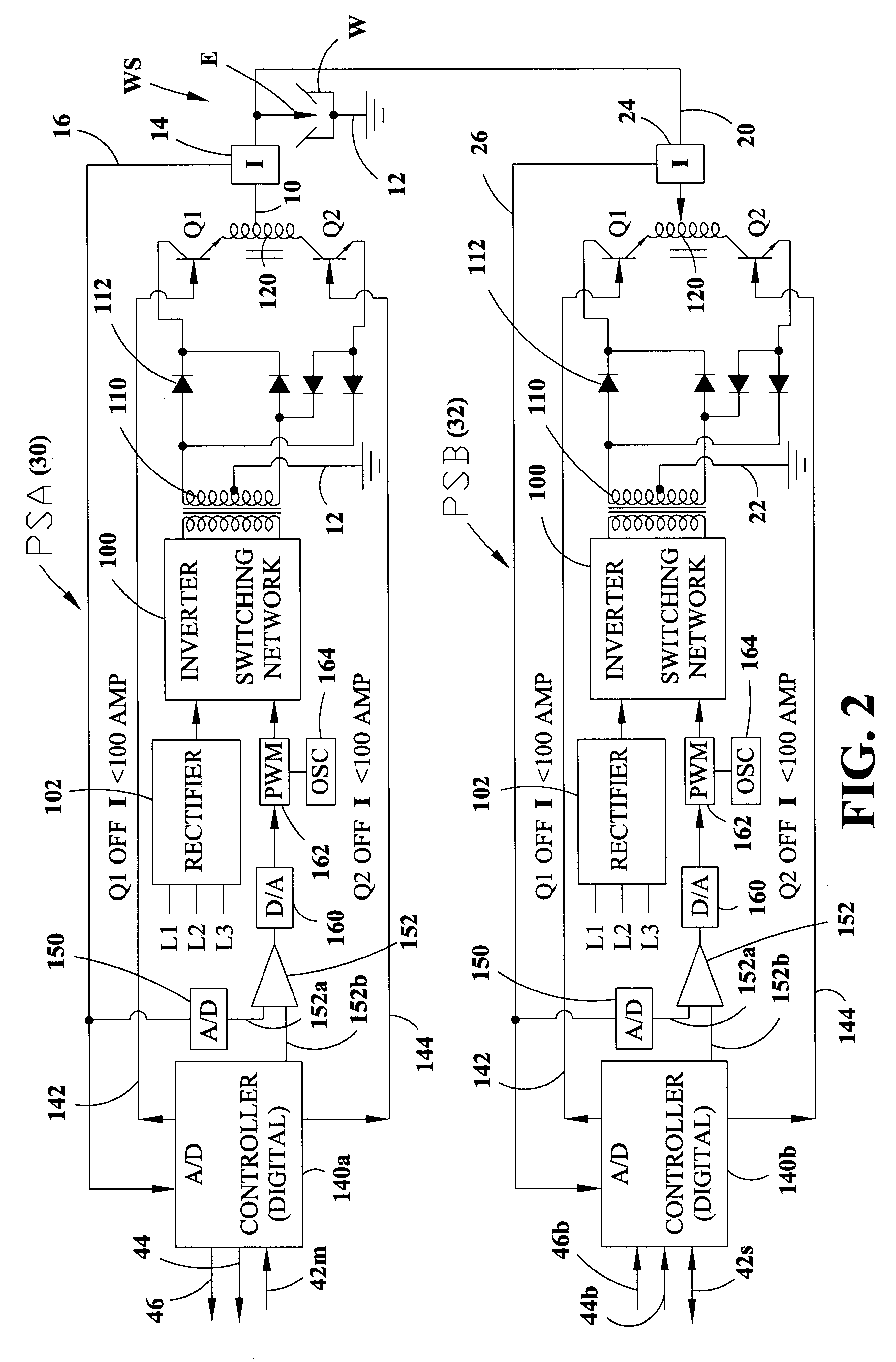 Electric arc welding system