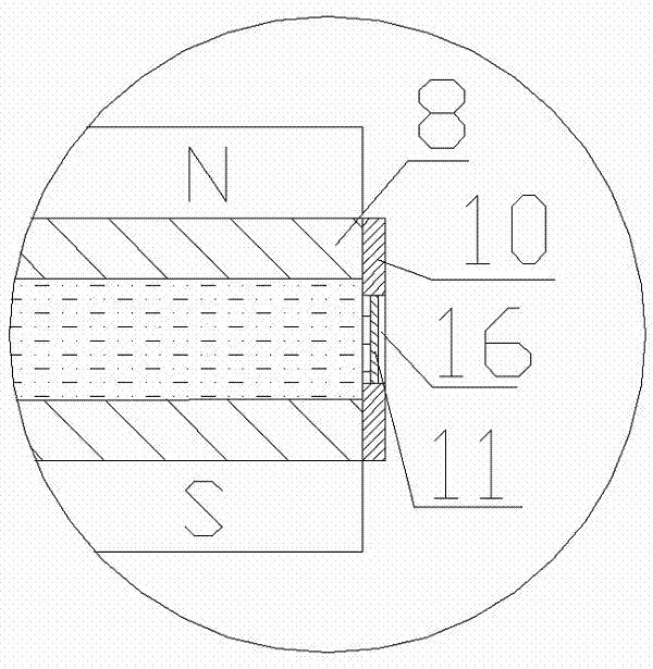 Vehicle collision magnetorheological shock absorber