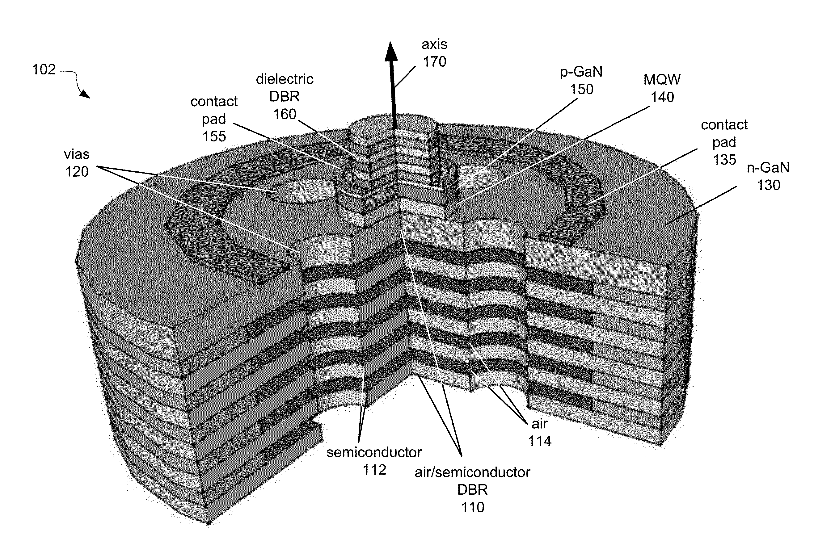 Lateral electrochemical etching of iii-nitride materials for microfabrication