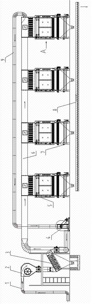 Clearing and recovering method and device for fibers in sterile seeds