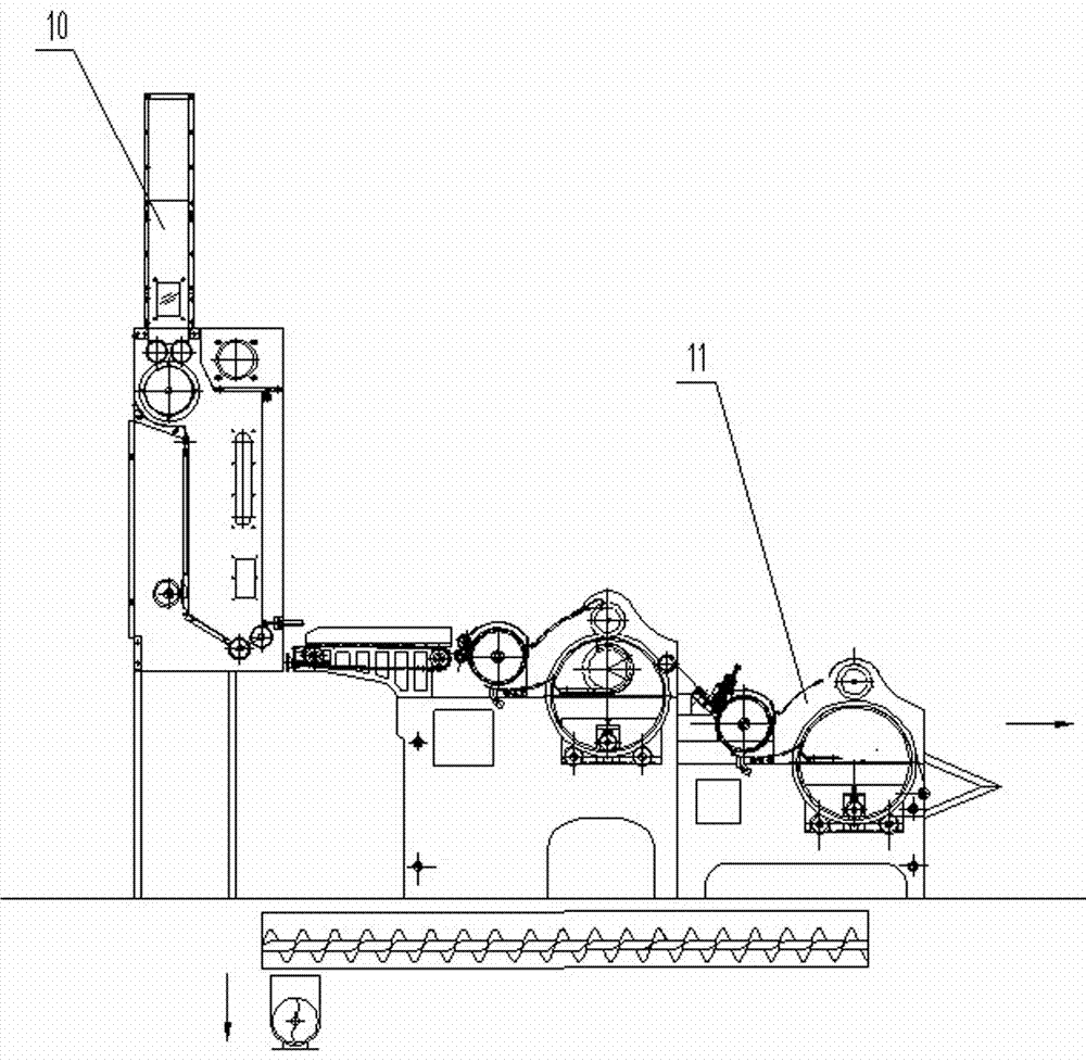 Clearing and recovering method and device for fibers in sterile seeds