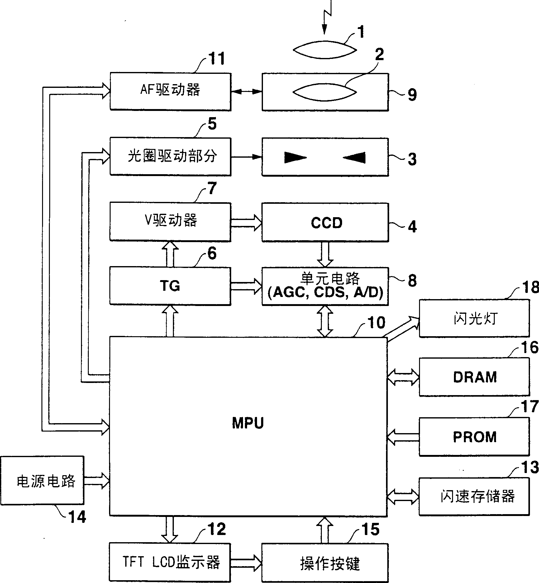 Image pick-up device and method, storage medium for recording image pick-up method program