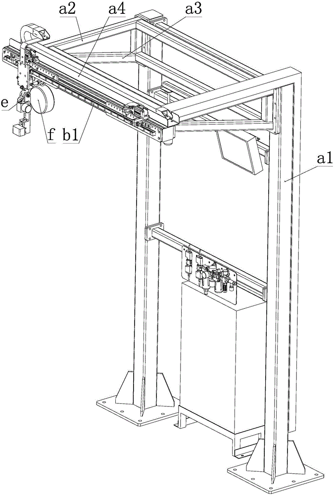 Bolt screwing-down device