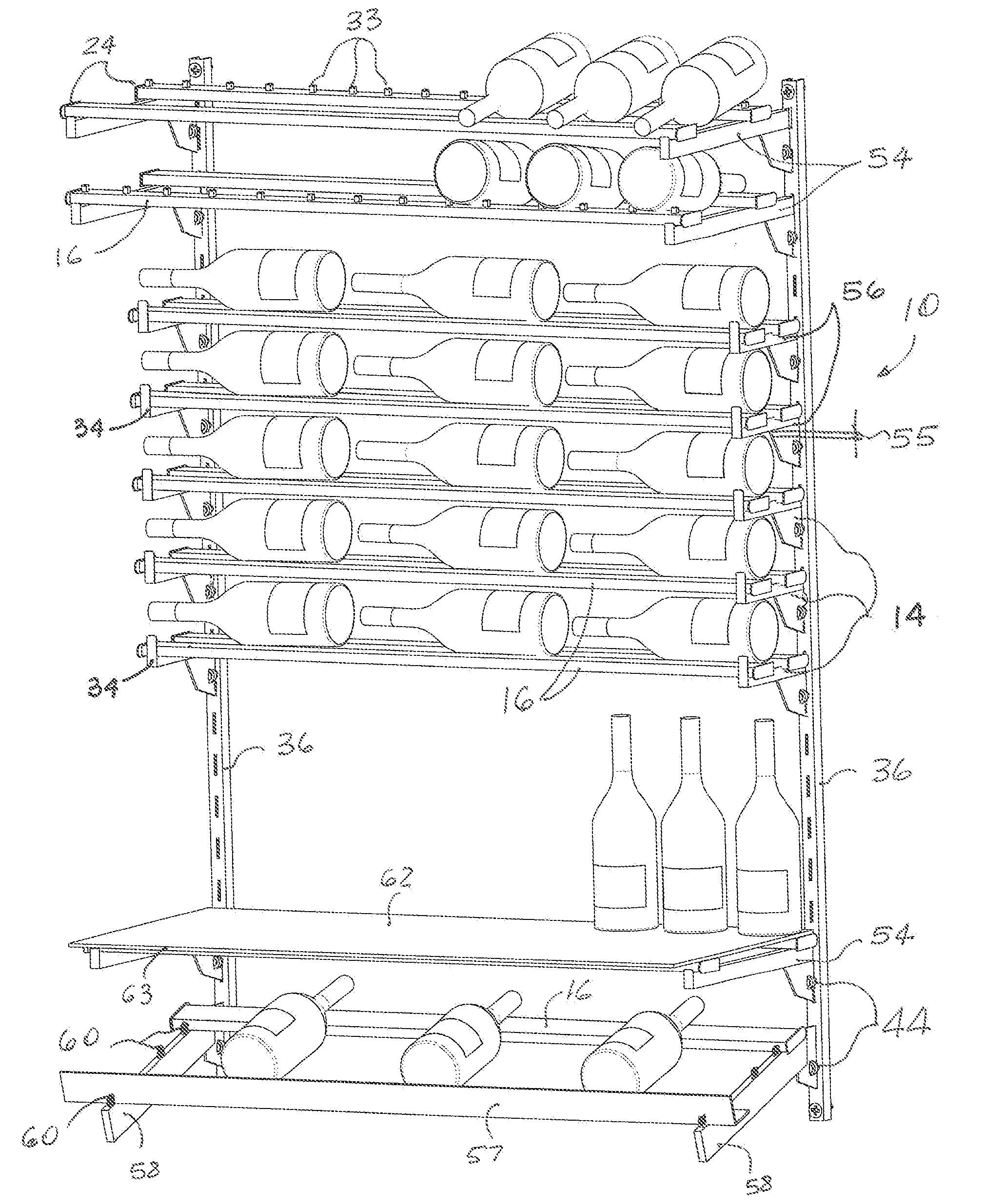 Modular storage and display system