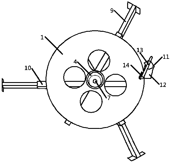 A combined vertical cable pay-off frame