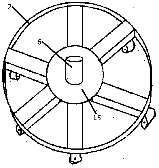 A combined vertical cable pay-off frame