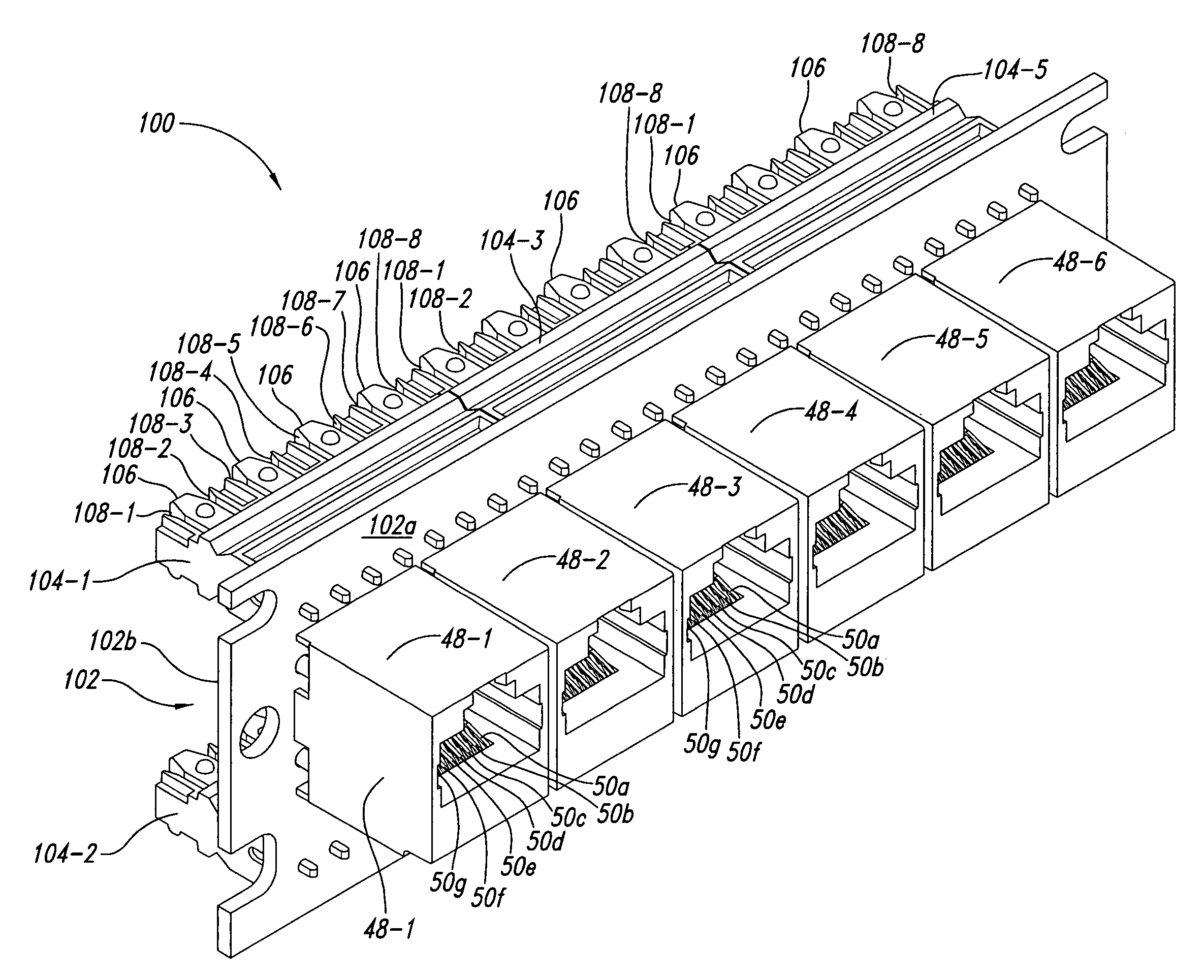 Crosstalk compensation with balancing capacitance system and method