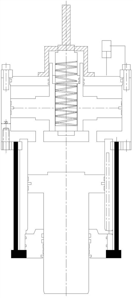 Self-powered integrated hydraulic oil cylinder