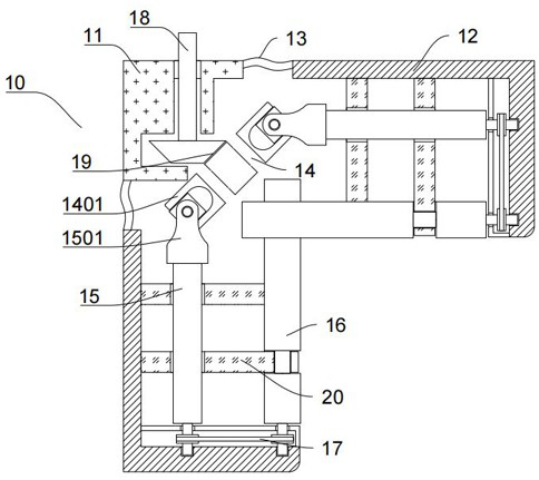 A kind of burr trimming machine for blockboard processing