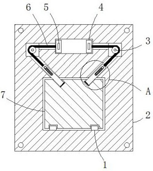 Splicing type fixing device for automatic instrument