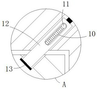 Splicing type fixing device for automatic instrument