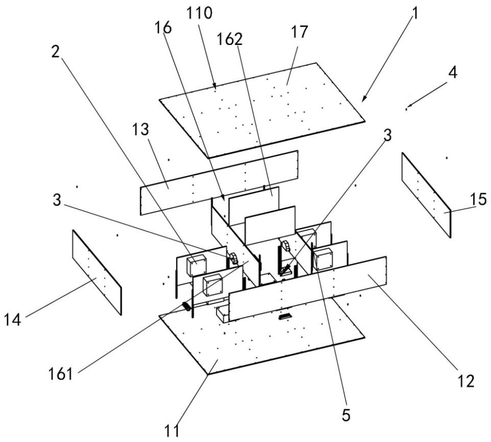 Satellite structure and satellite assembling method