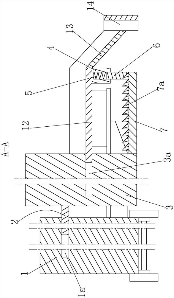 A stacking machine for curb paving