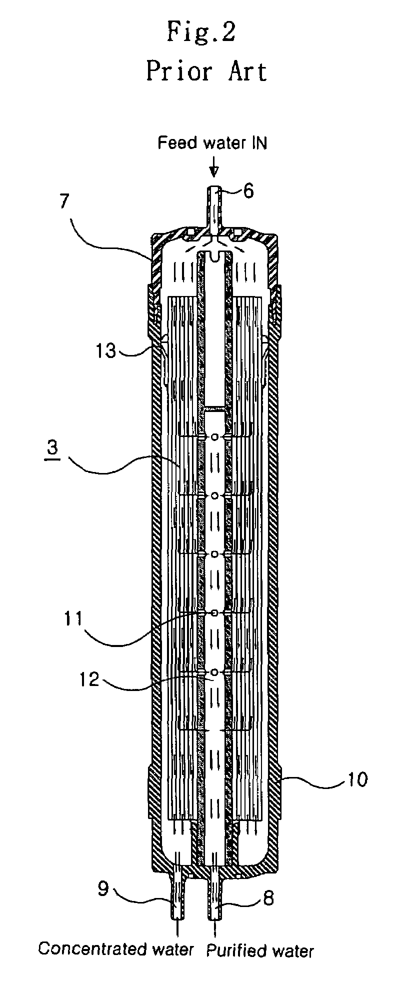 Water purification filter easily replaced by connector and water purification system using the same