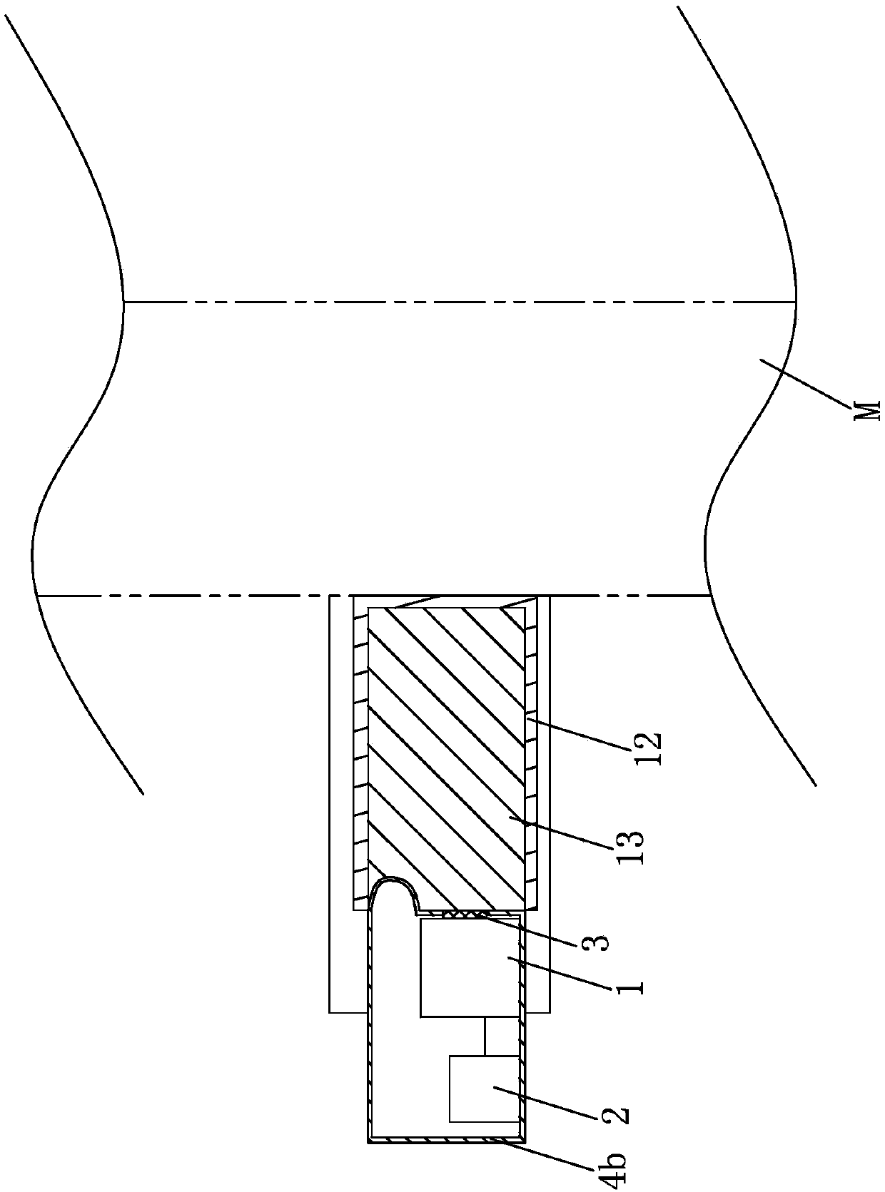 Fingerprint lock assembly of intelligent household antitheft door