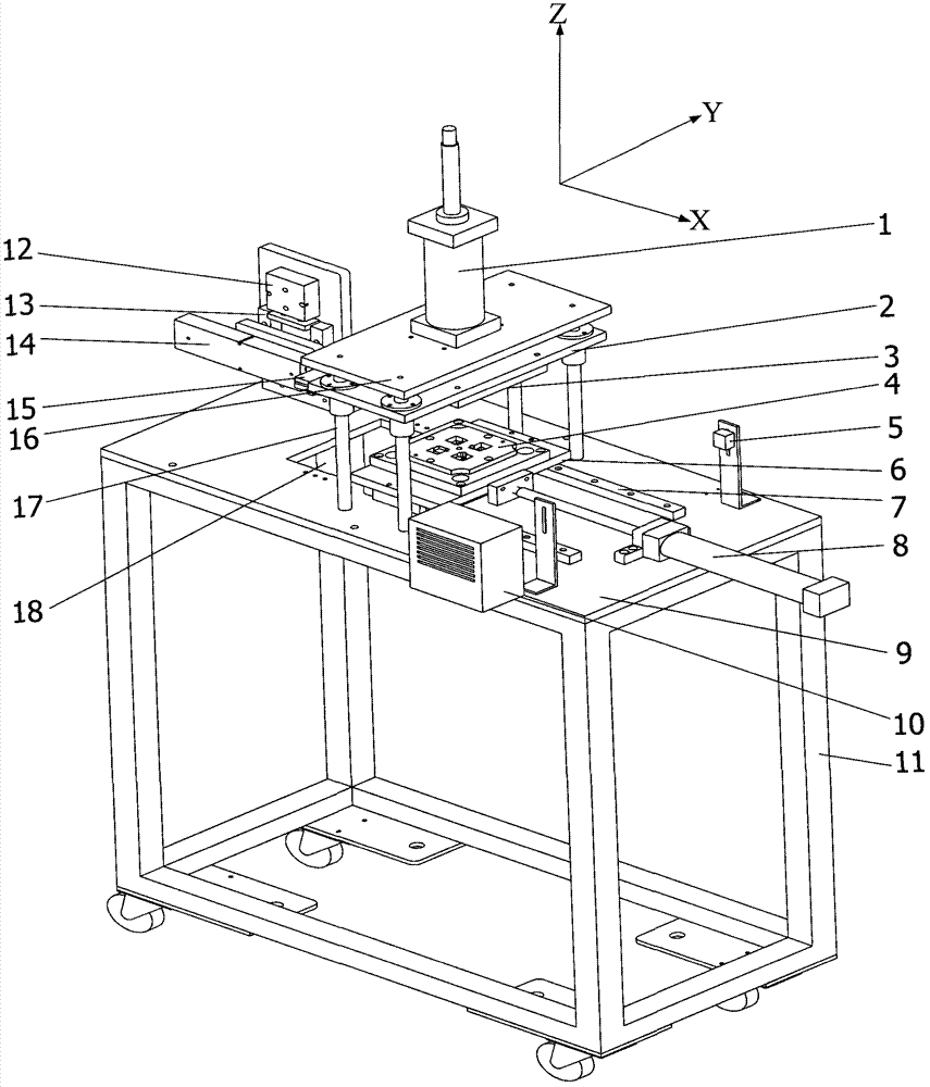 Full-automatic flow passage shearing machine