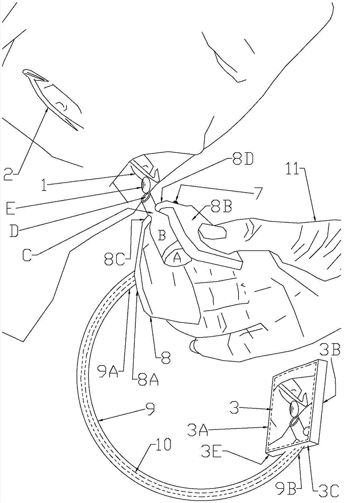 A visual eye instillation aid with a display