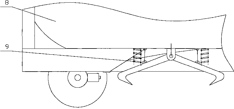 Automatic mechanical running-preventing mine car