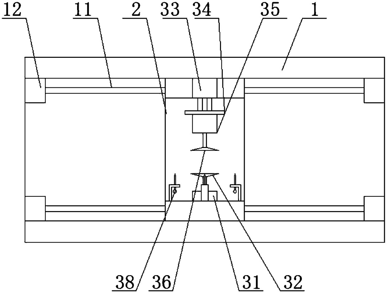 Edging device applicable to glass in various shapes and glass edging method