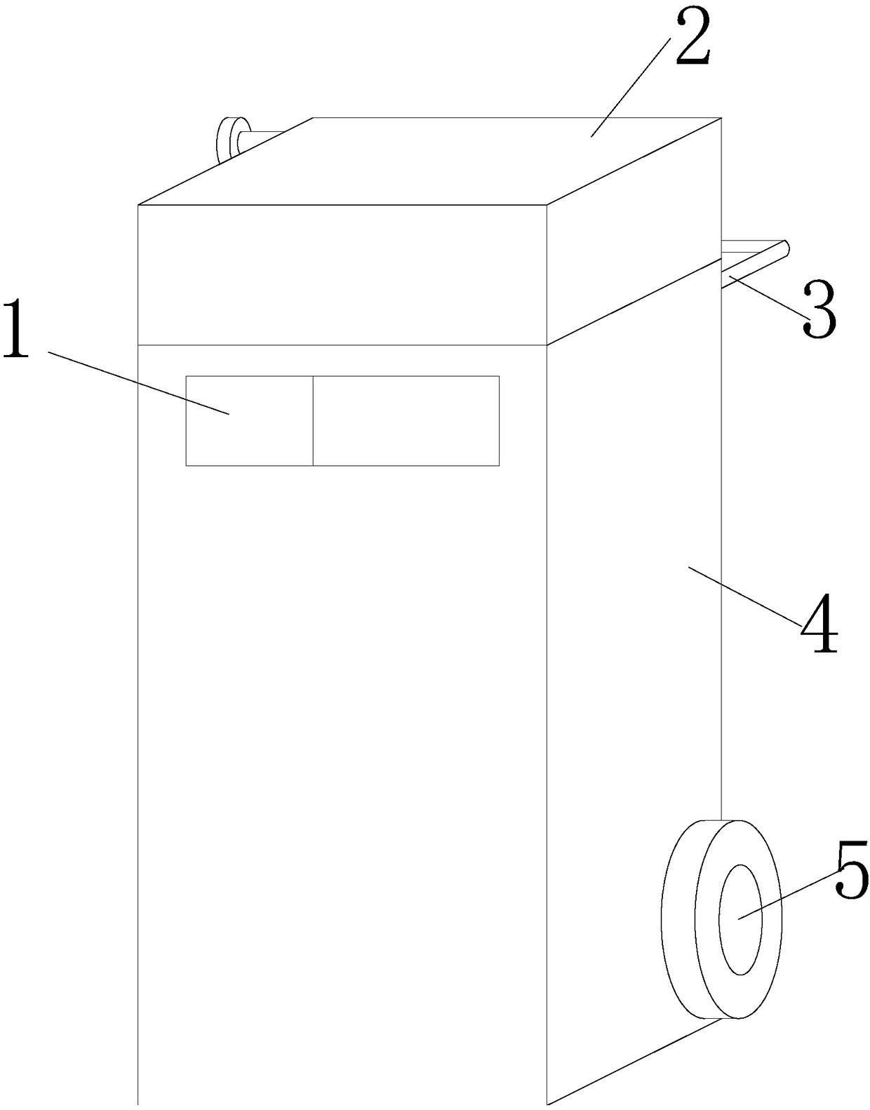 Movable type public garbage recycling device