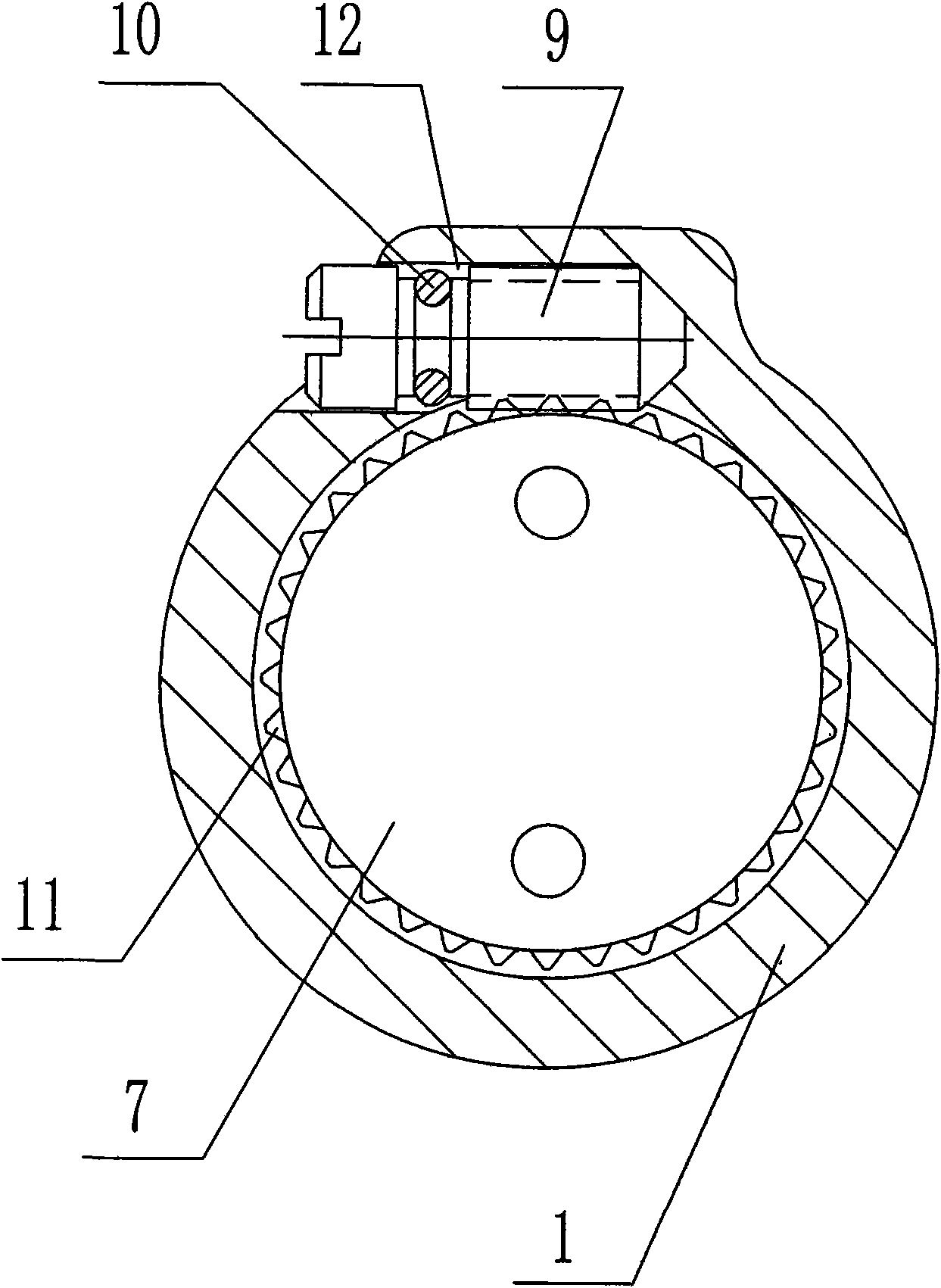 Adjusting mechanism capable of micro-controlling back lash of pinion and rack