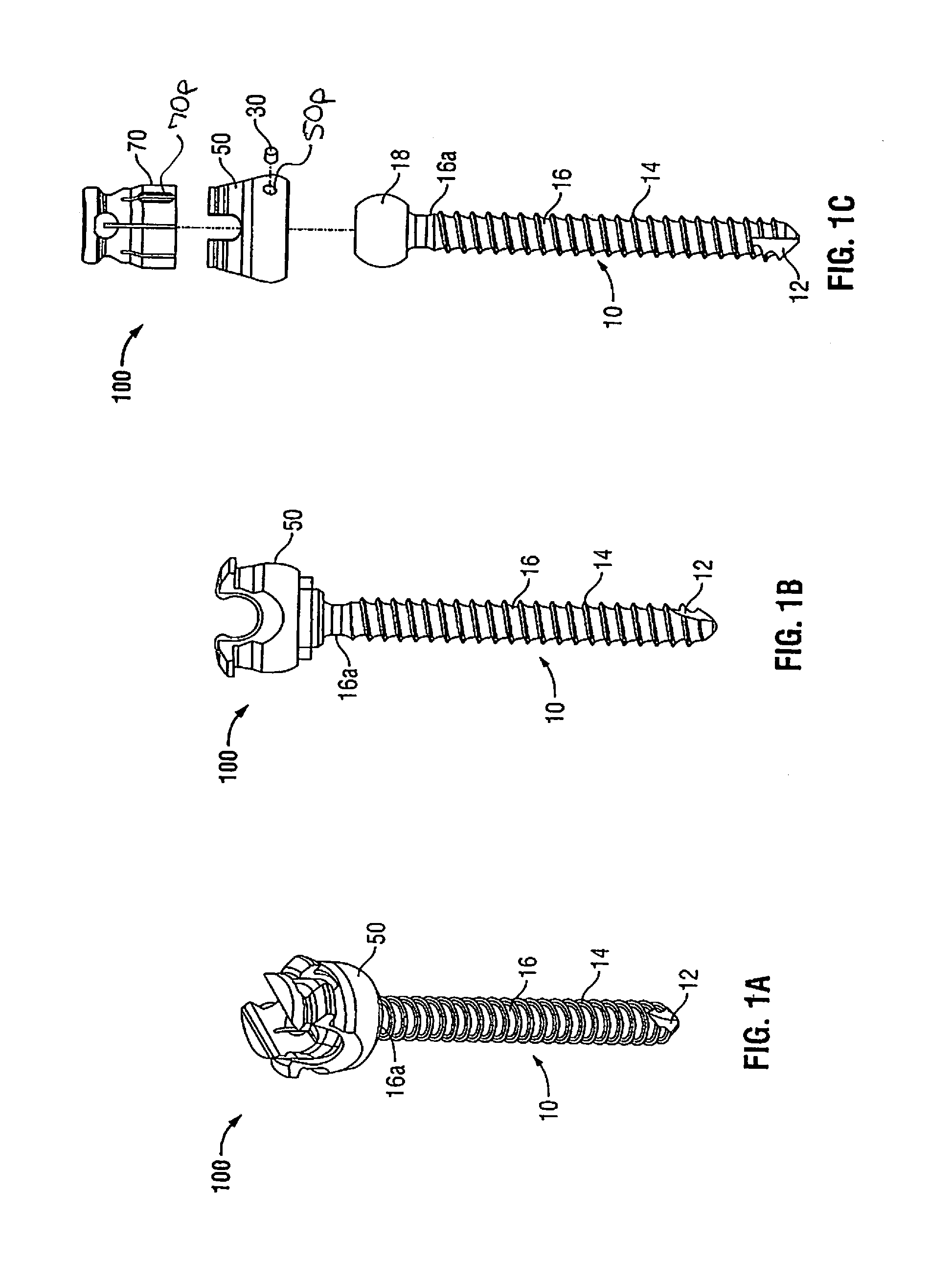 Multi-planar taper lock screw with increased rod friction