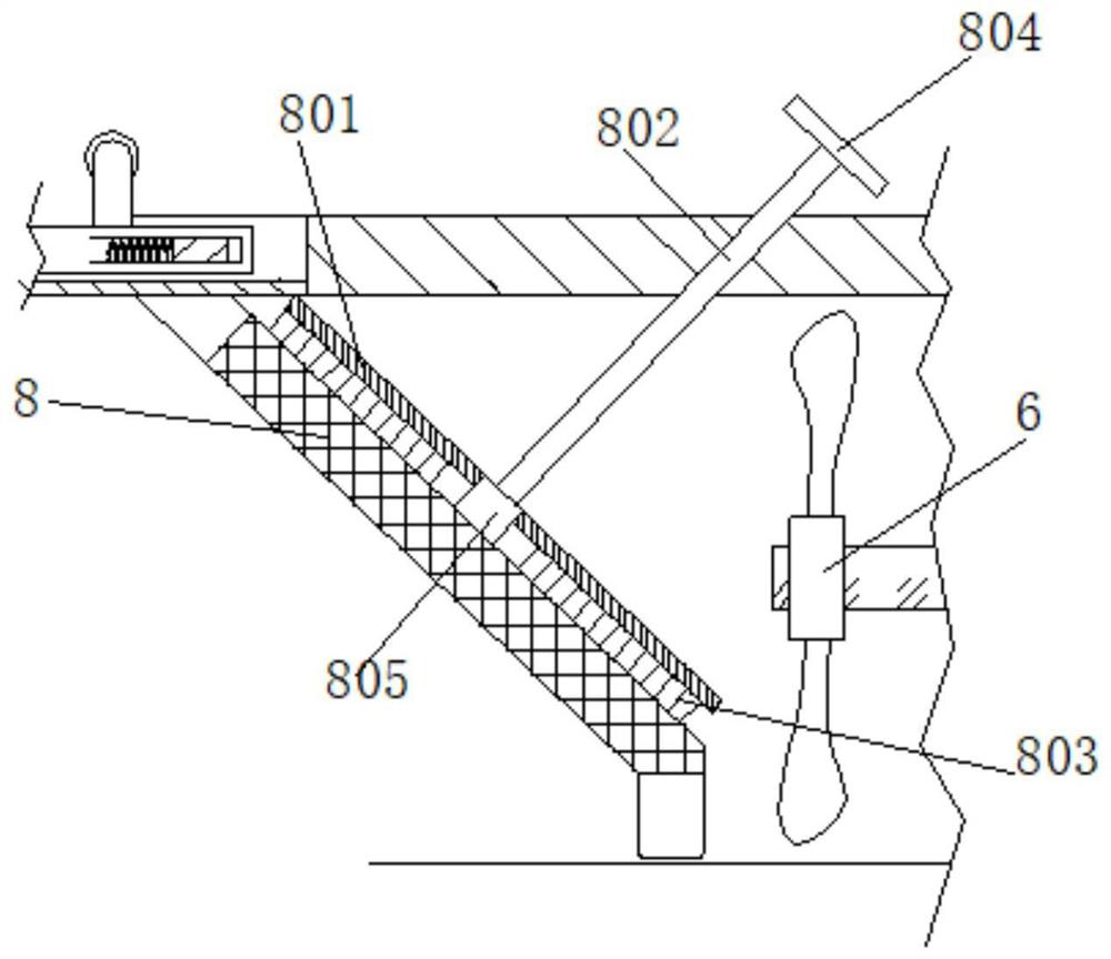 Anti-blocking machine tool anti-dust device for precise instrument machining