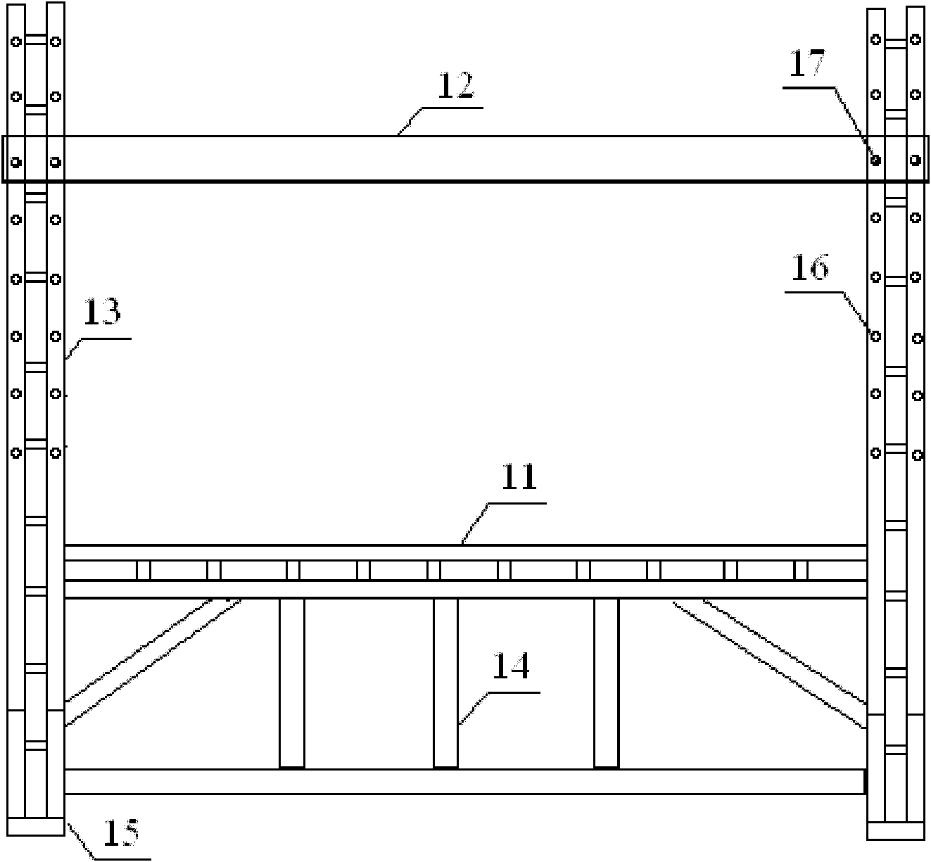 Coal mine fully mechanized mining support and surrounding rock relationship experimental platform