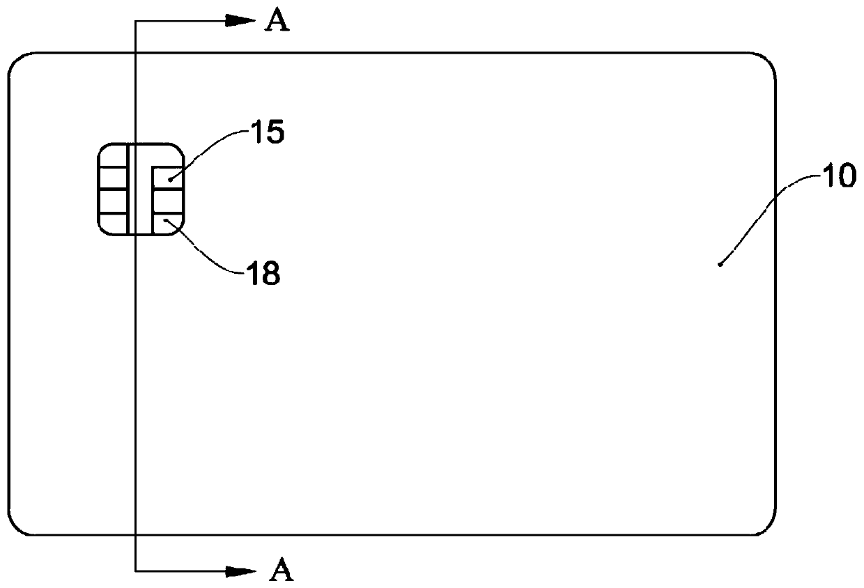 Environment-friendly degradable intelligent card and manufacturing method thereof