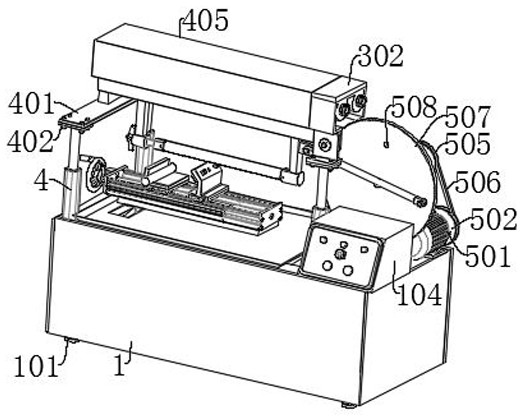 Cutting sawing machine for short bar machining