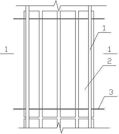 Construction method of anti-floating locating system of cast-in-place concrete hollow floorslab steel tube