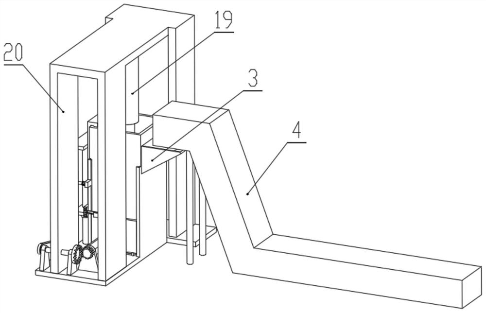 Machine tool chip removal and cleaning device for numerical control machine tool