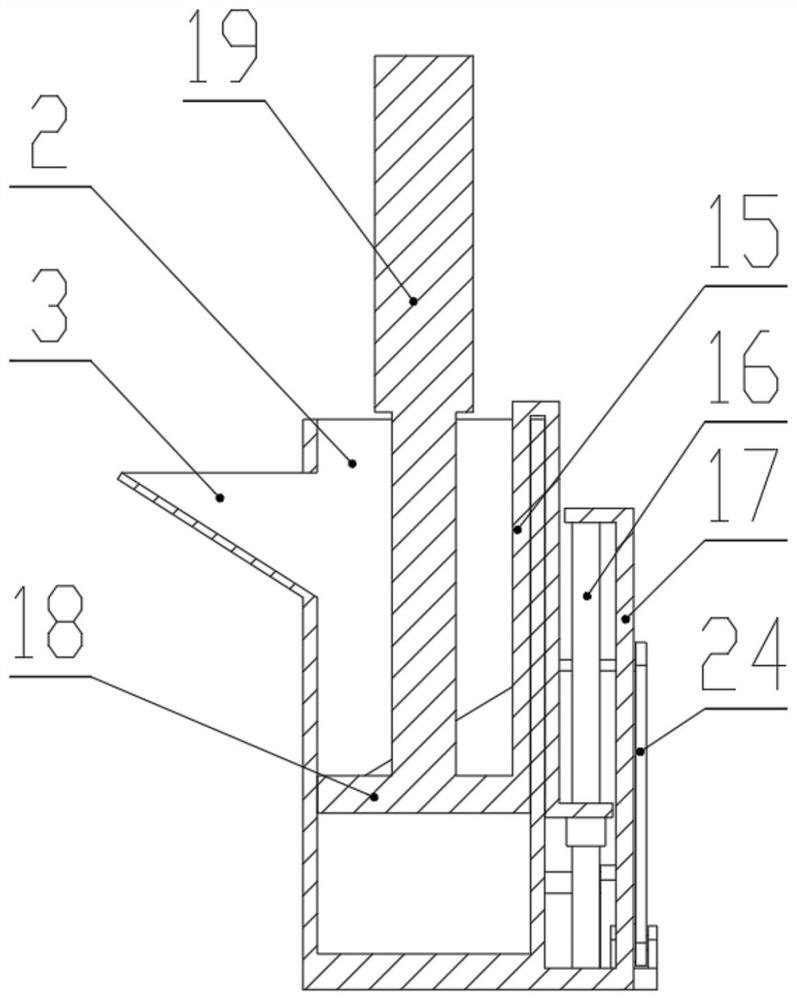 Machine tool chip removal and cleaning device for numerical control machine tool