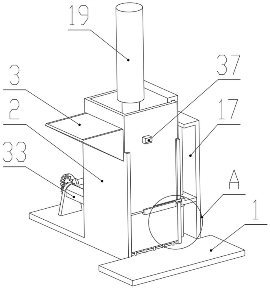 Machine tool chip removal and cleaning device for numerical control machine tool