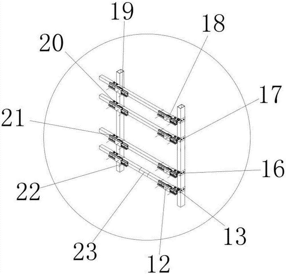 Novel heat insulating and fire preventing integrated structure for construction engineering