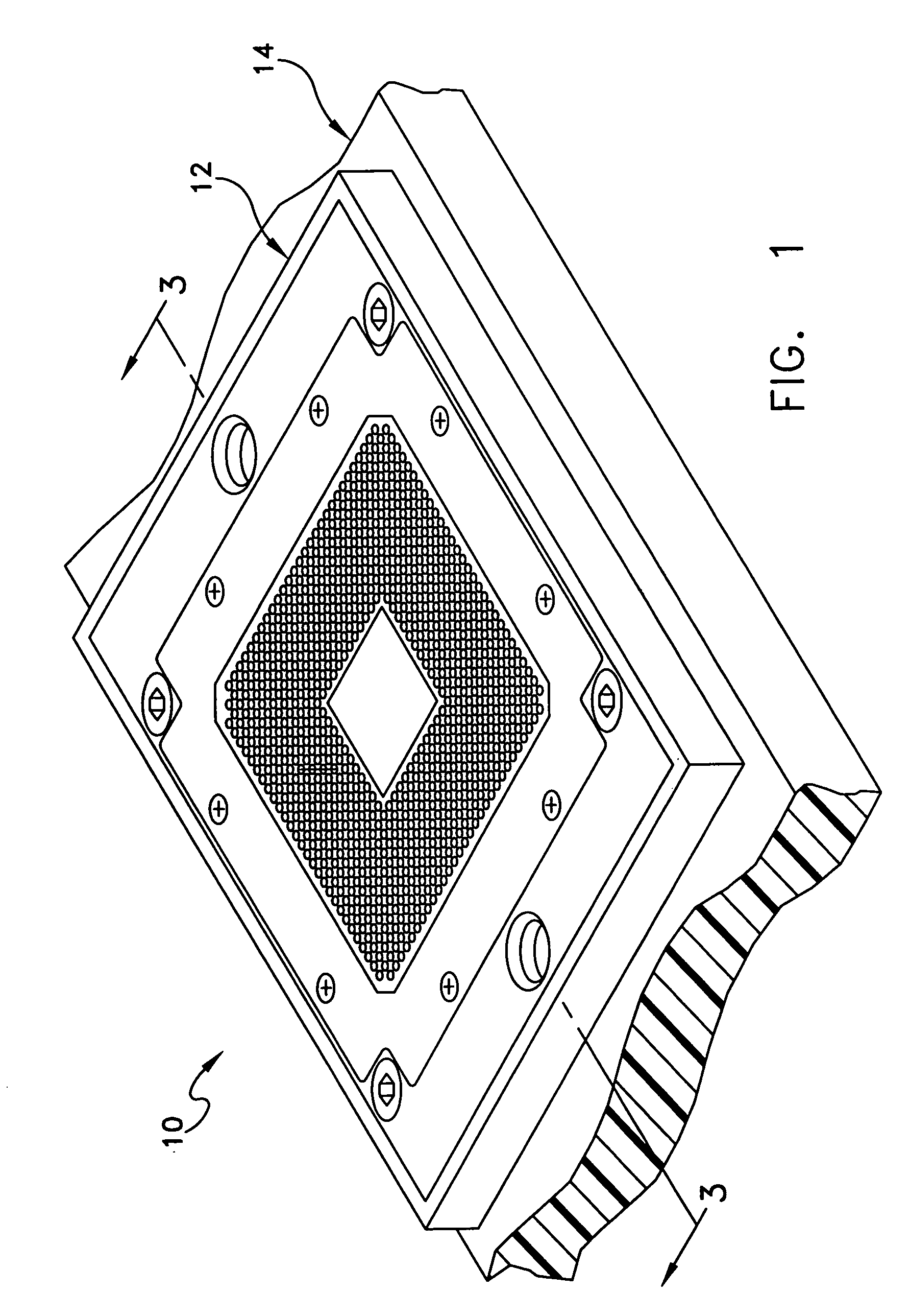 Apparatus for interfacing electronic packages and test equipment