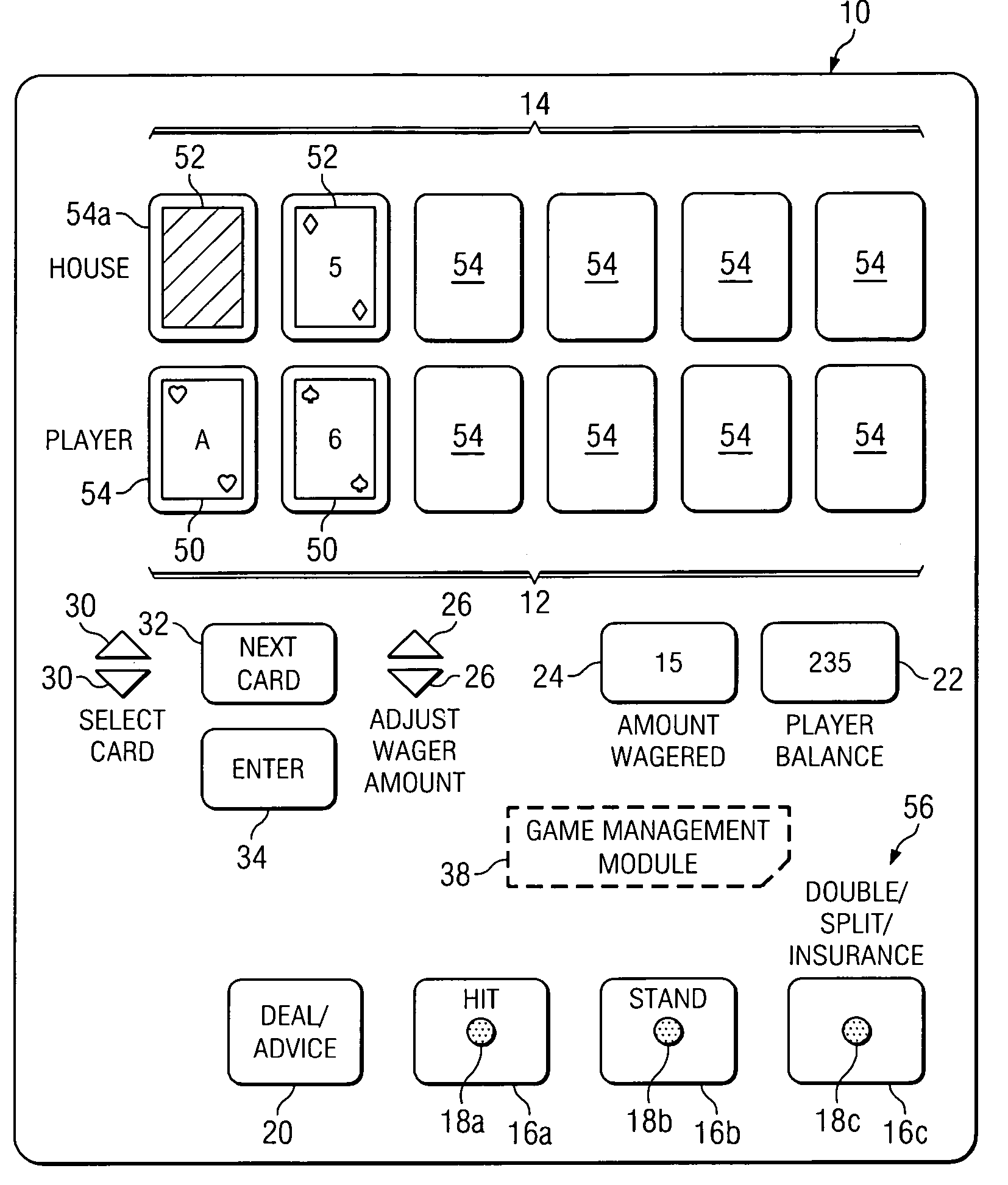 Method and apparatus for providing advice regarding gaming strategies