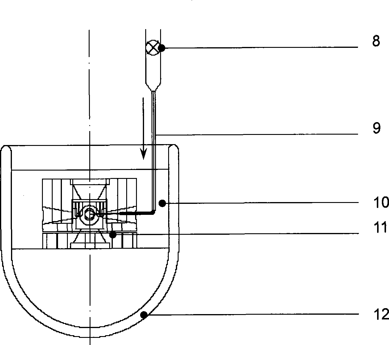 Diamond opposite vertex anvil inflating method and device