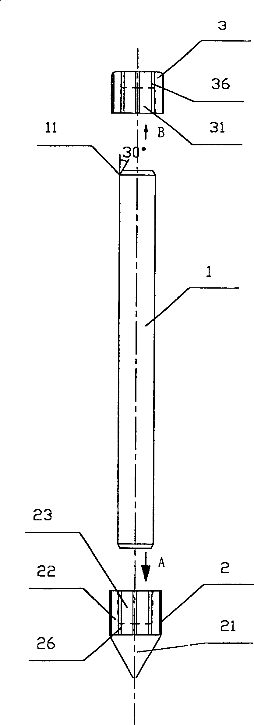 Electrode bar for grounding