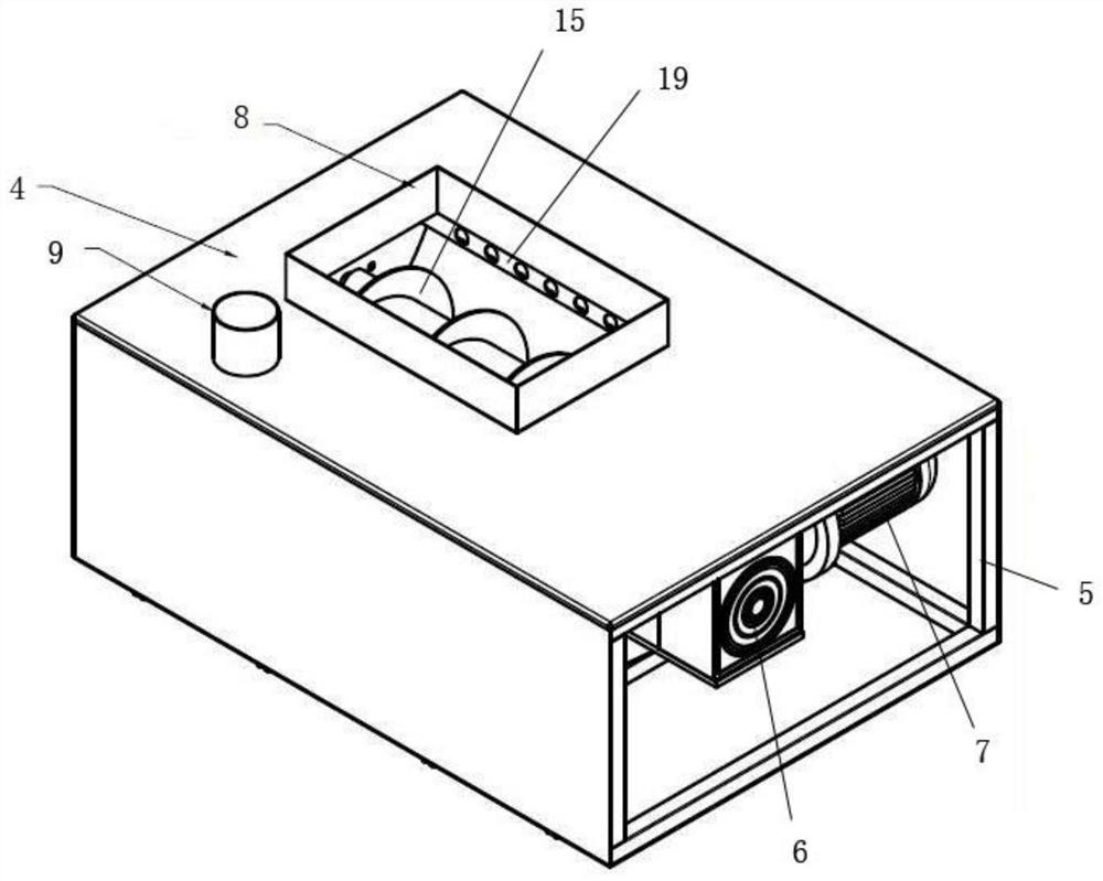 Intelligent environment-friendly public toilet biodegradation tank