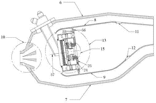 Premixing and pre-evaporation combustor for main combustion stage using radial film formation