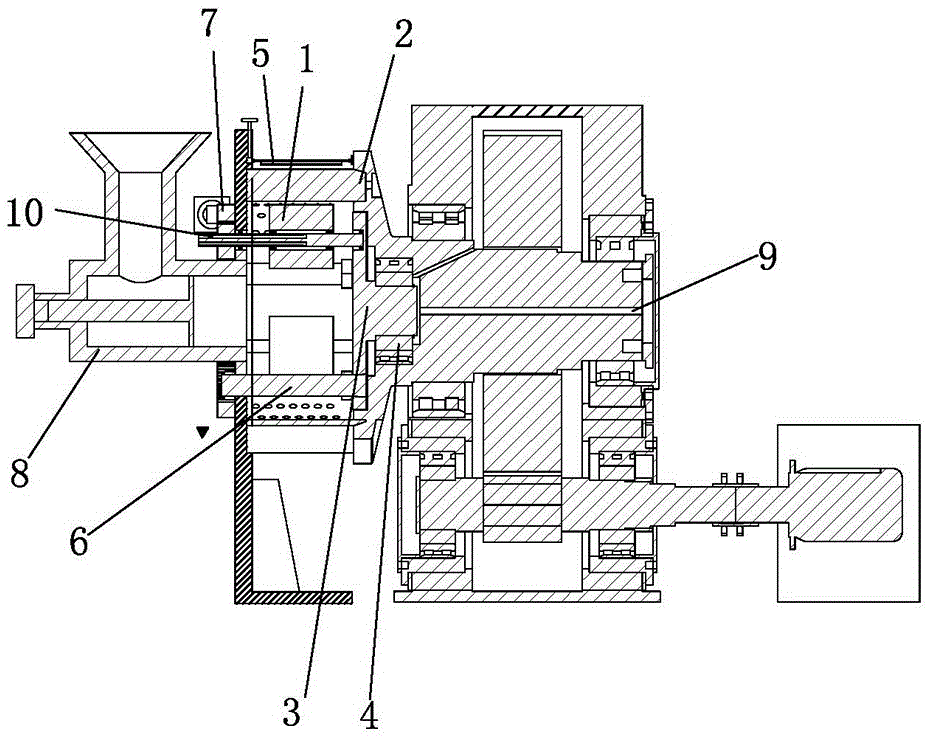 Molding machine for producing high-strength wood particles