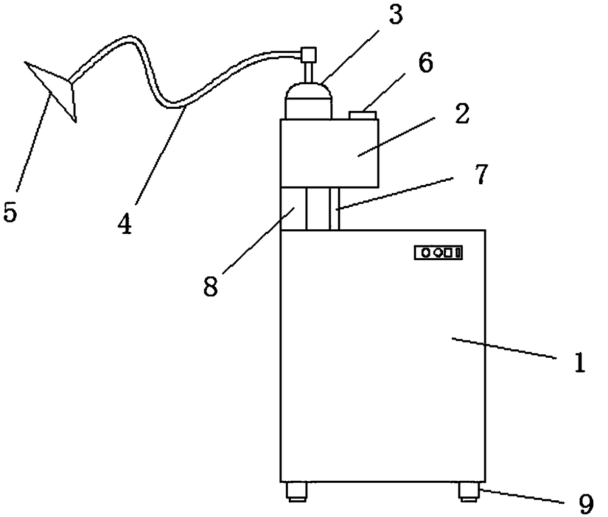 Respiratory medicine clinical atomizing oxygen generation device